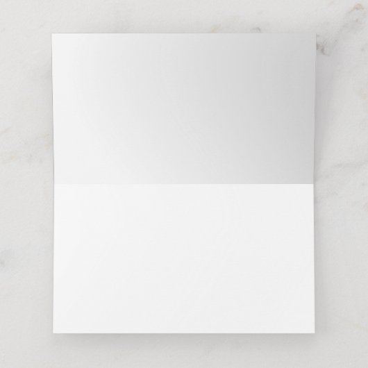 Gestileerde Zwaan op Blauwe Trouwplaats Kaart (Binnenkant ongevouwen)