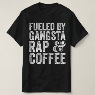 Gestimuleerd door gangsta-rap en muziek t-shirt
