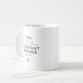 Gestionnaire adjoint Noun Mug (Devant gauche)