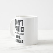 Gestionnaire de banque Funny Café Mug Cadeau (Devant gauche)