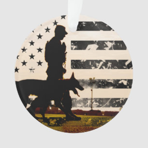 Gestionnaire de chiens de travail K-9