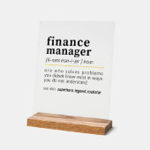 Gestionnaire des finances - Drôle de définition de (Angle)