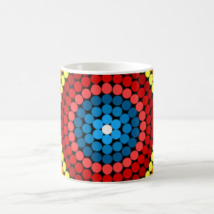 Gestippeld Abstract Mandala Kunstontwerp-65904 Koffiemok