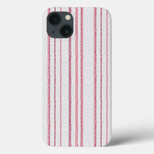 Gestippeld gestreept patroon. iPhone 13 hoesje