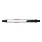 Gestippelde Bloem Zwarte Pen (Achterkant)