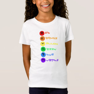 Gestippelde regenboog t-shirt