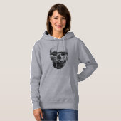 Gestippelde Schedel Hoodie (Voorkant volledig)