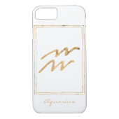 Gestolen goud Aquarius astrology zodiac Case-Mate iPhone Case (Achterkant)