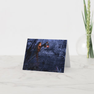 Gestolen Seizoen Lege Notecard Kaart