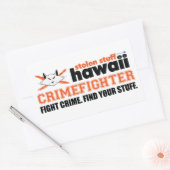 Gestolen spullen Hawaii CrimeFighter Sticker (Envelop)