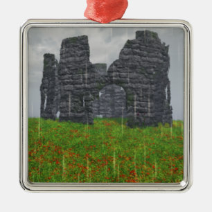 Gestolen stripesornament vergeten metalen ornament