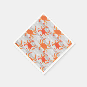 gestoomde krabben servet