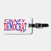 gestoorde democraat bagagelabel (Voorkant horizontaal)