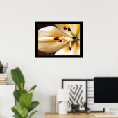 Gestopte Klok Bloem Poster (Thuiskantoor)