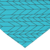 Gestormd herringbone Abstract geometrisch patroon Korte Tafelloper (Hoek)