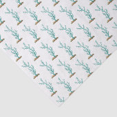 gestormd Zee koraal #4 Aqua Tissuepapier (Detail)