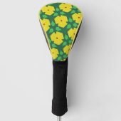 Gestormde bloemen golfheadcover (Voorkant)