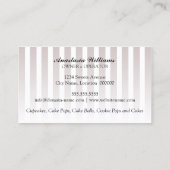 Gestormde broodkerij visitekaartje (Achterkant)