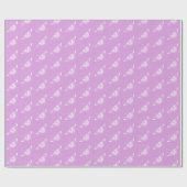 Gestormde Deco-vlinder - lichte orchidee Cadeaupapier (Vlak)