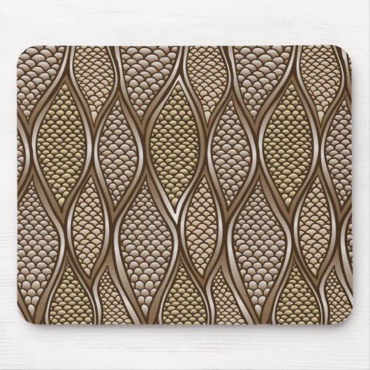 Gestormde slangenhuid muismat (Voorkant)