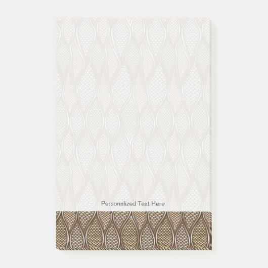 Gestormde slangenhuid post-it® notes (Voorkant)