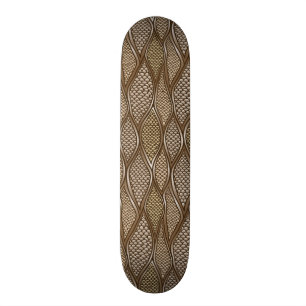 Gestormde slangenhuid skateboard