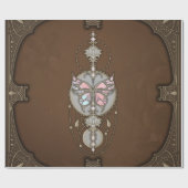 Gestormde vlinder cadeaupapier (Vlak)