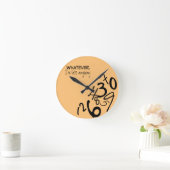 Gestorte nummerklok ronde klok (Huis)