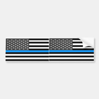 Gestorte politievlag bumpersticker