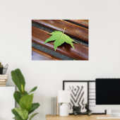gestorven blad poster (Thuiskantoor)