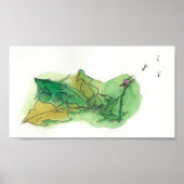 Gestorven bladeren poster (Voorkant)