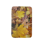 Gestorven Maple laat Yellow Autumn Natuur Badmat (Voorkant Verticaal)