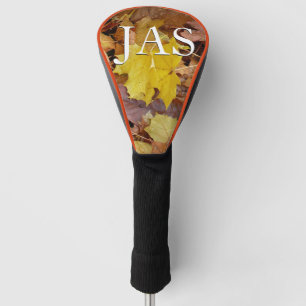 Gestorven Maple laat Yellow Autumn Natuur Golfheadcover