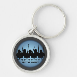 Gestorven soldaten Sleutelhanger Lest We vergeten 