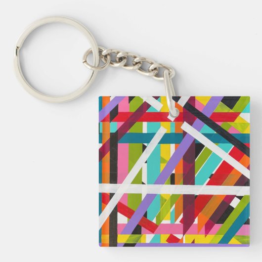 Gestrapte acryl Sleutelhanger (voorkant)