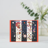 Gestreefd door Wassily Kandinsky Briefkaart (Staand voorkant)