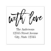 Gestreepeld met het zelfinkende stempel van het Li (Design)