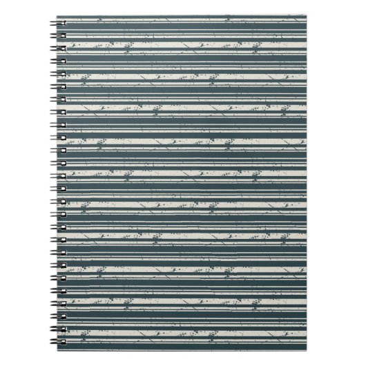Gestreept Boho Notitieboek (Voorkant)