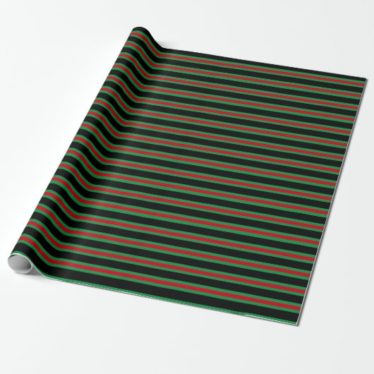 Gestreept Cadeaupapier (Uitgerold)