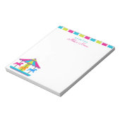 Gestreept carnival Carrousel, speciaal Notitieblok (Gedraaid)