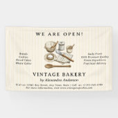 Gestreept  kookgerei Bakkerij Spandoek (Horizontaal)