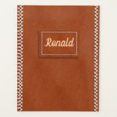 Gestreept leder planner (Voorkant)