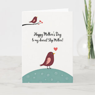 Gestreept Lief Vogelskaartje Kaart
