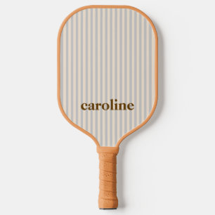 Gestreept Naam Esthetisch Minimalistisch Preppy Ne Pickleball Paddle