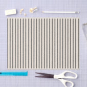 Gestreept neutraal tissuepapier (Craft)