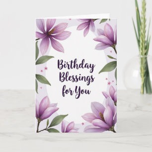 Gestreept Pastel Bloem Kaart