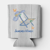 Gestreept Pet en zomerse Koelbox Blikjeskoeler (Achterkant)