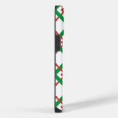 gestreept rood en groen iPhone hoesje (Rechterkant)