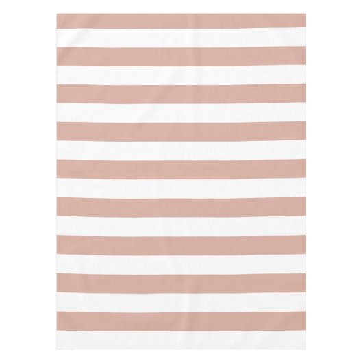 Gestreept Stof Roze Tafelkleed (Voorkant)