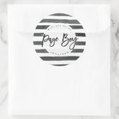 Gestreept word jij mijn page boy sticker (Tas)
